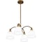 Quoizel Pendant Chandelier 4 Lights Weathered Brass QP6157WS - alternate 2